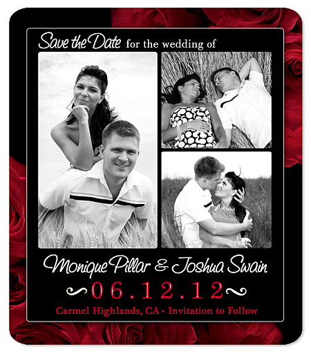 "Stamp of Love" Save the Date Magnet